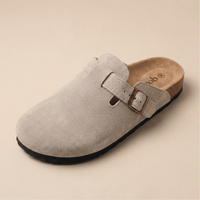 Genuine Suede Clogs by Qomfort