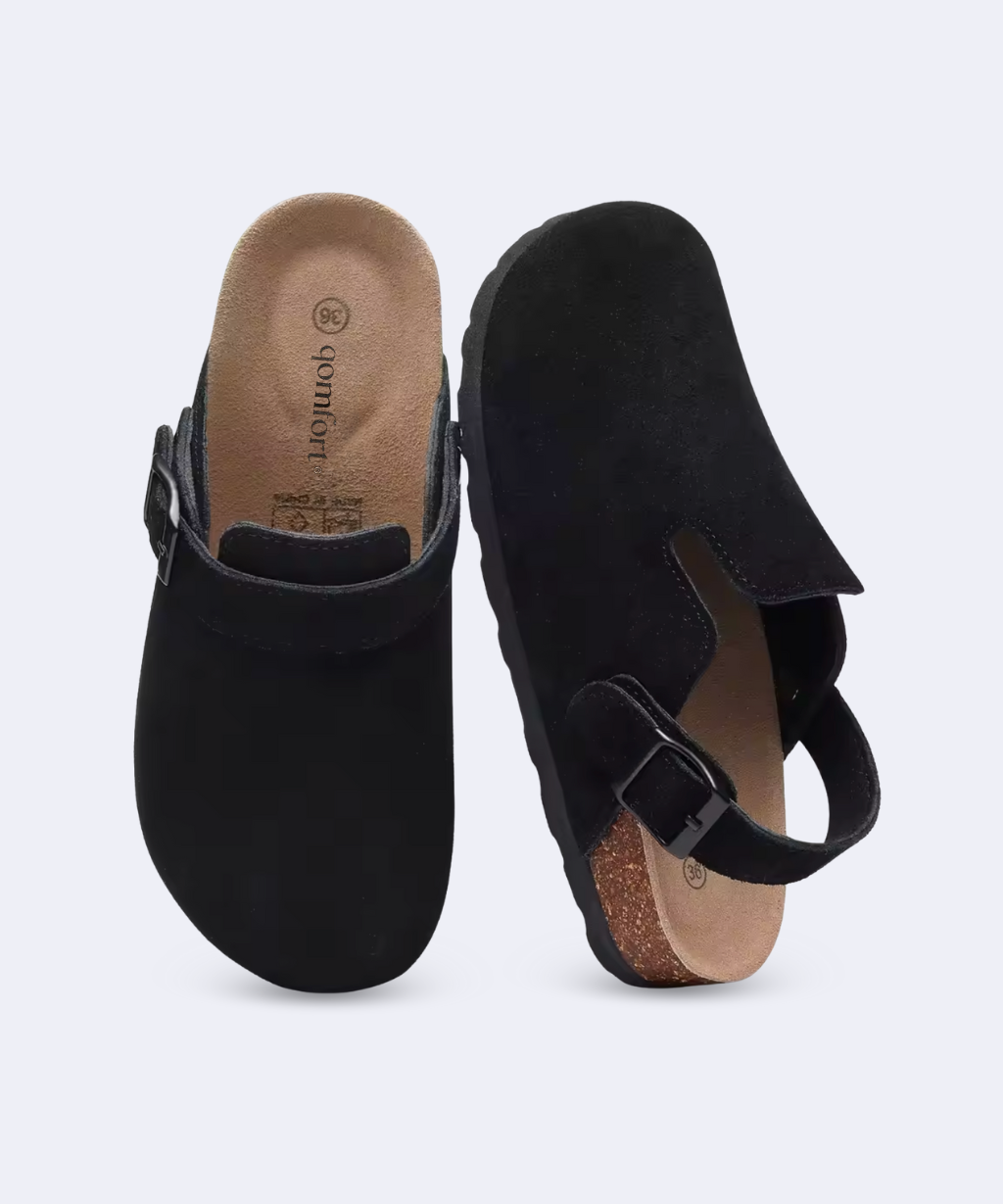 Genuine Suede Backstrap Clogs by Qomfort – Qomfort Co