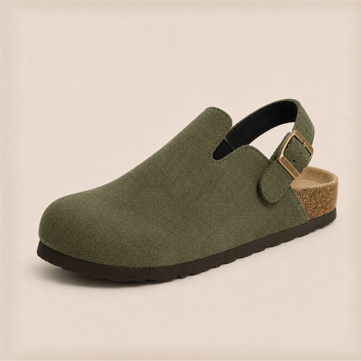 Genuine Suede Backstrap Clogs by Qomfort – Qomfort Co