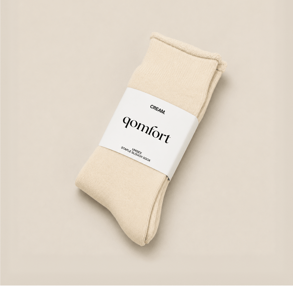 Staple Socks - Cream.