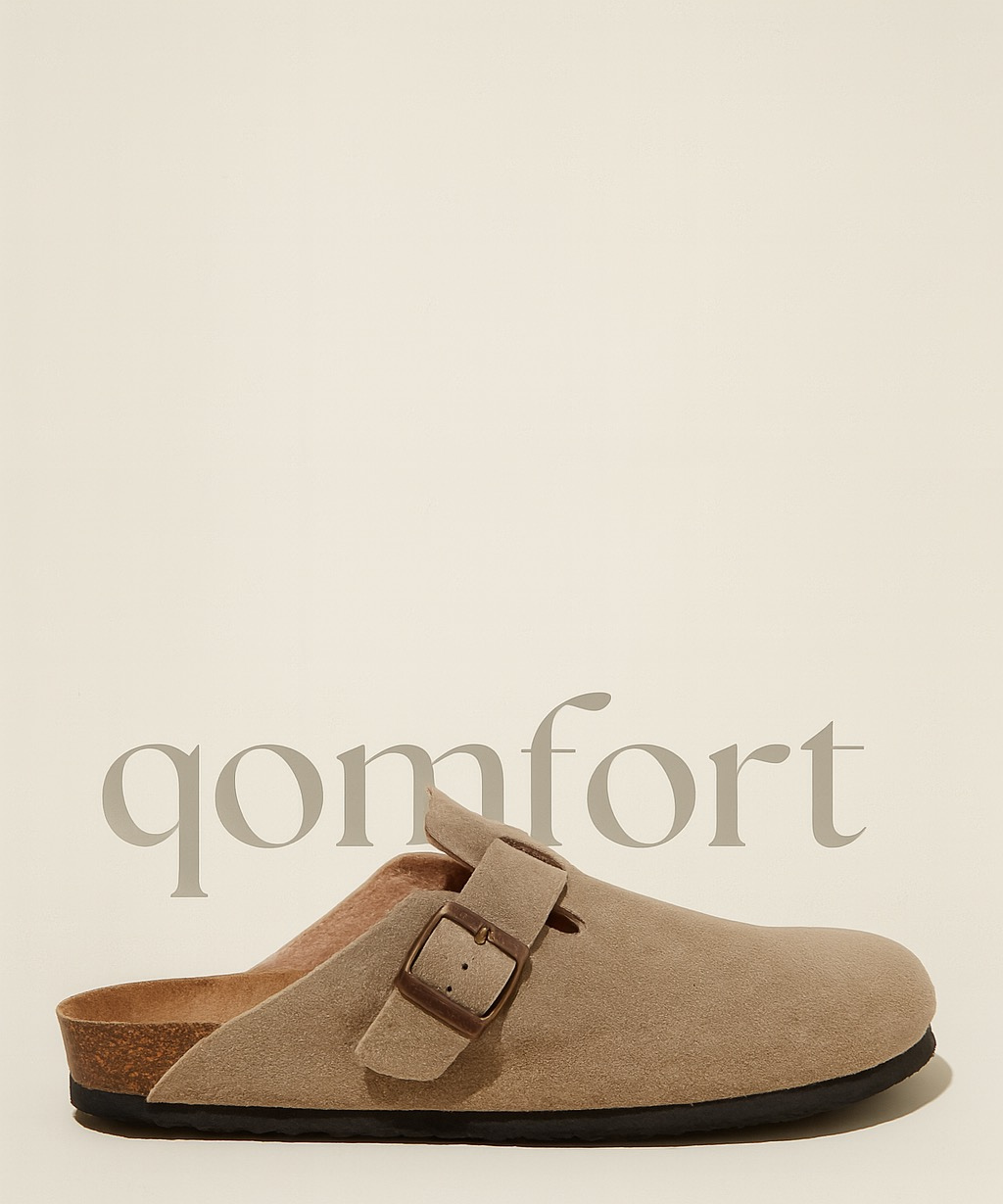 Qomfort Men’s Genuine Suede Clogs Mocha Size 43 US 9.5 NEW NWT Molded Footbed $_57.JPG?set_id=8800005007 main image 3