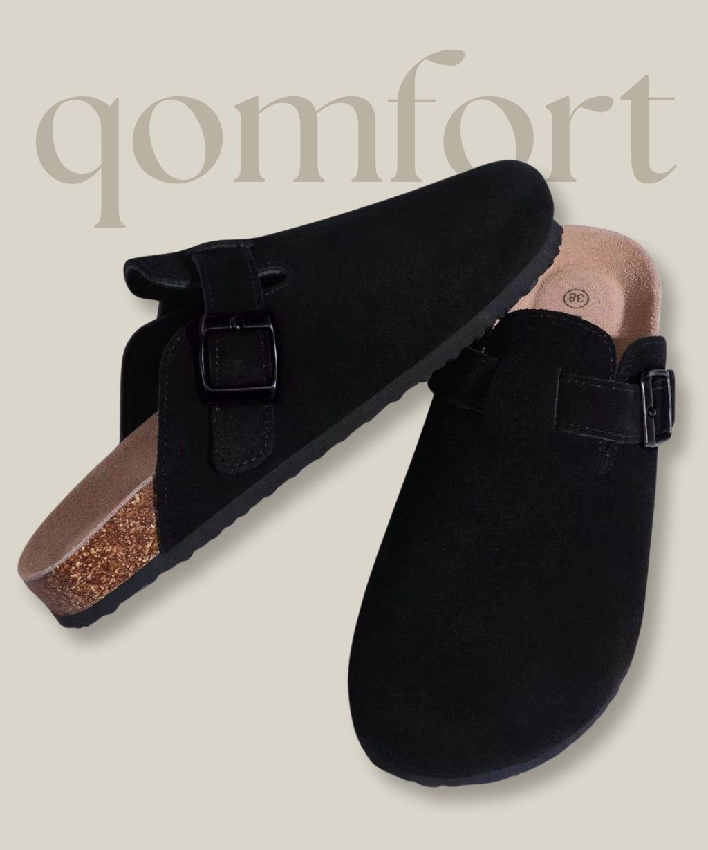 Genuine Suede Clogs by Qomfort Co display picture 2