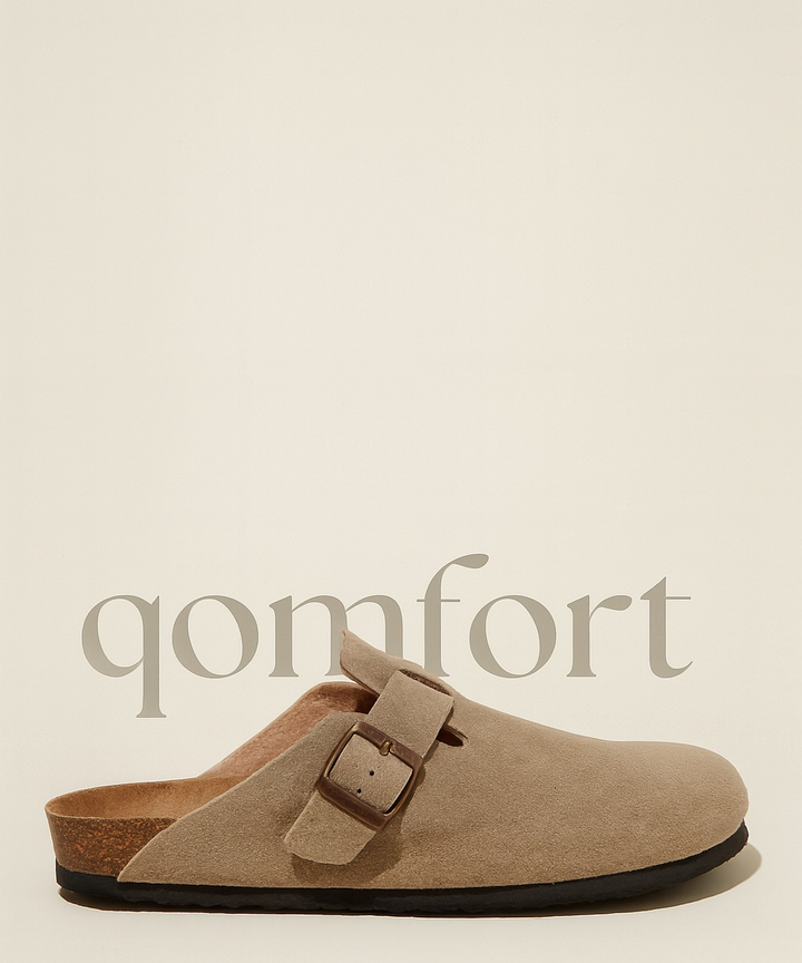 Genuine Suede Clogs by Qomfort Co display picture 1