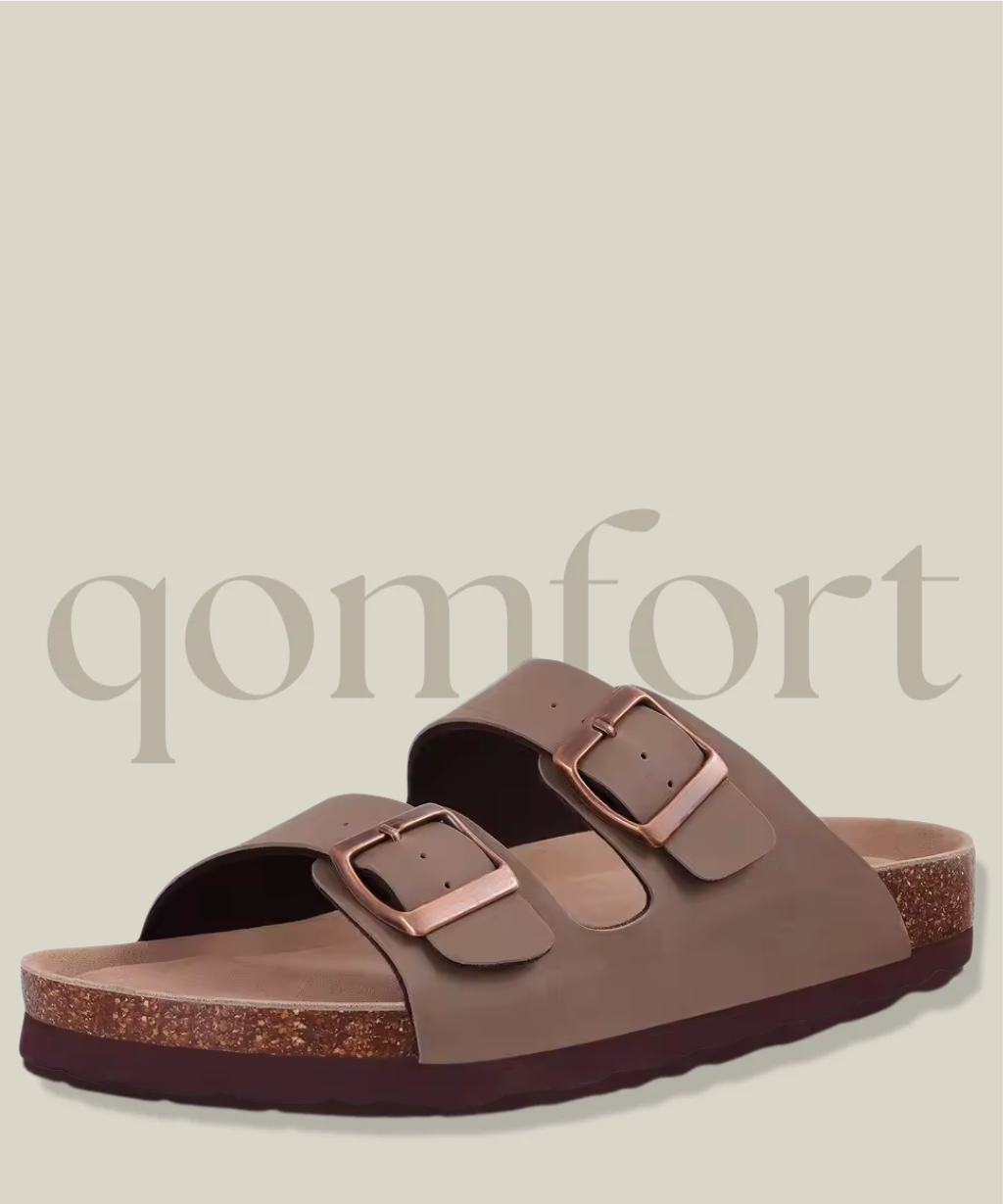 Summer Cork Sandals by Qomfort