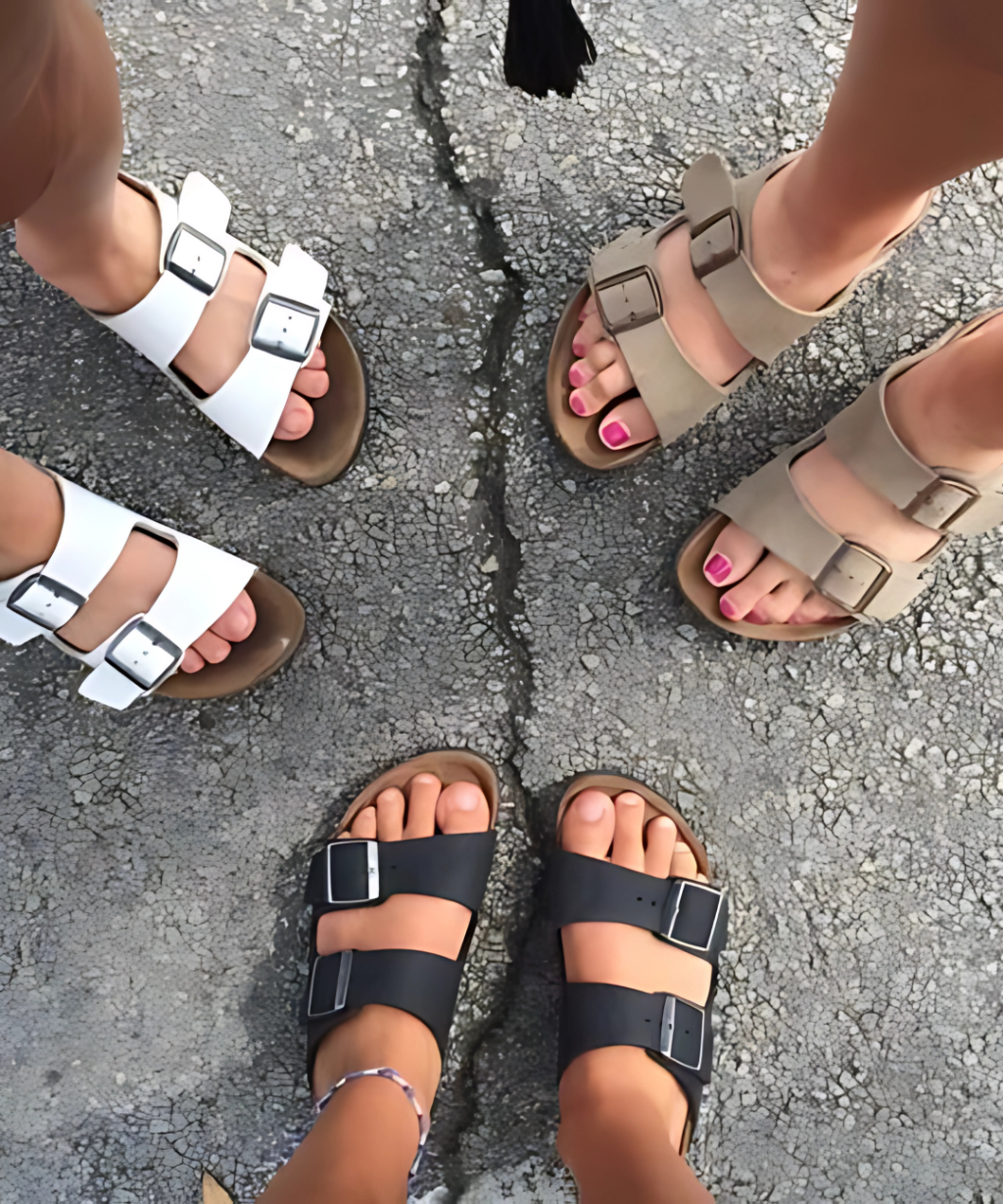 Summer Cork Sandals by Qomfort