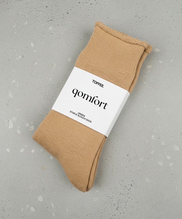 Staple Socks - Toffee.