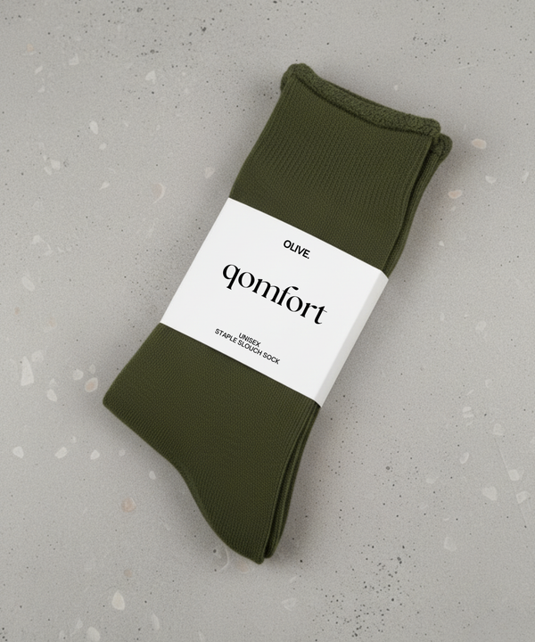 Staple Socks - Olive.