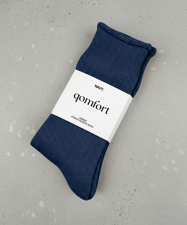 Staple Socks - Navy.