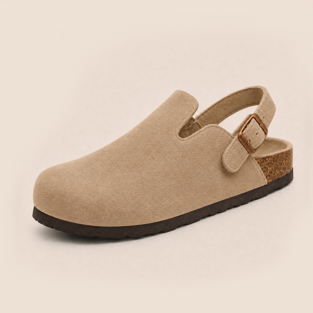 Genuine Suede Backstrap Clogs by Qomfort – Qomfort Co