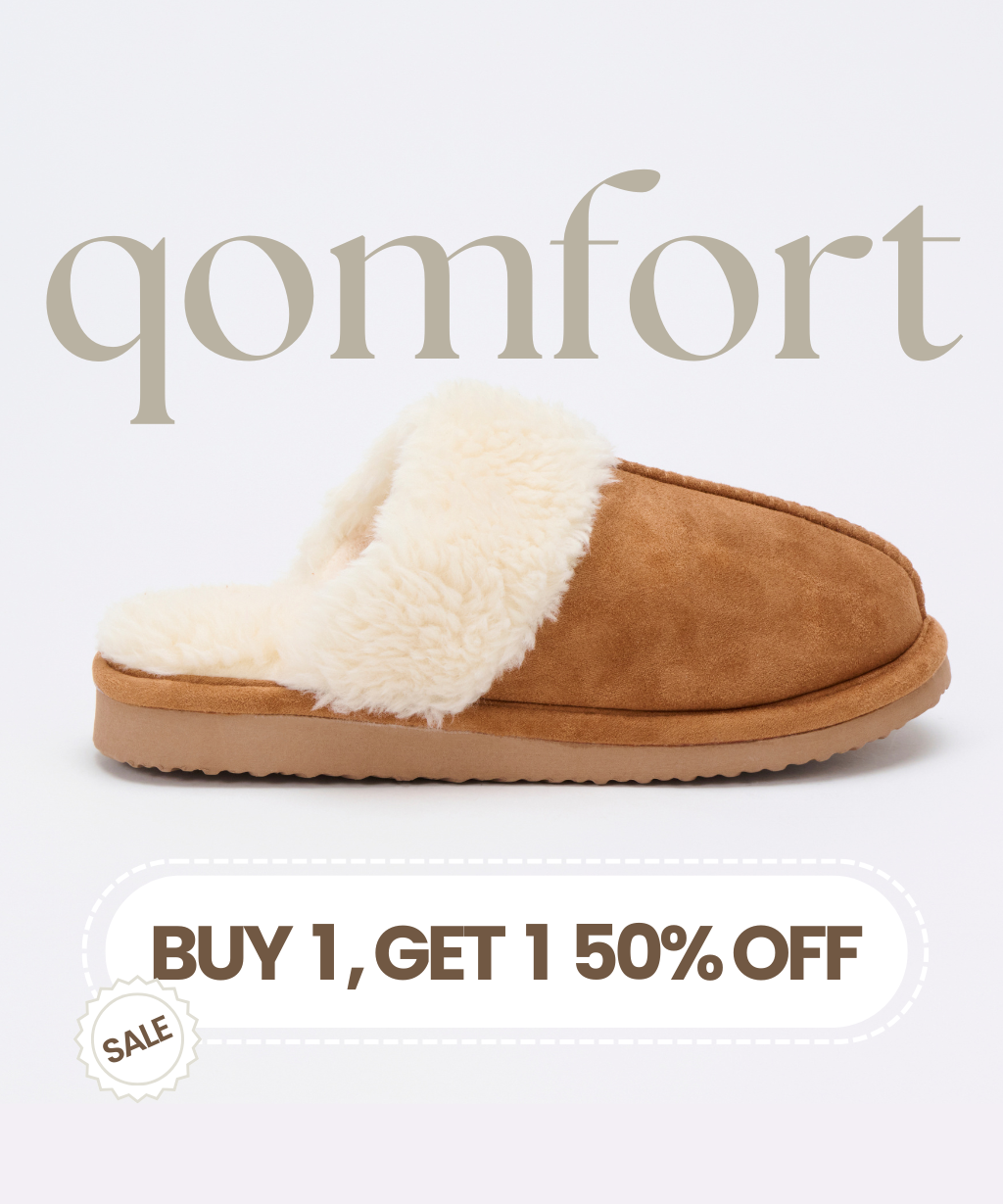 Memory Foam Slippers by Qomfort