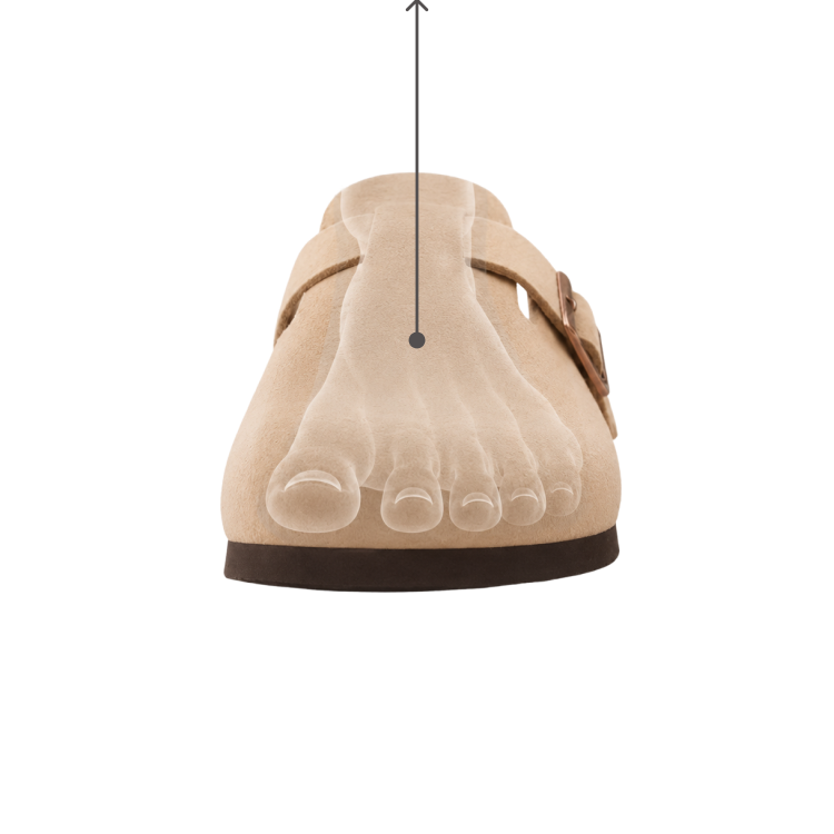 Roomier Footbed