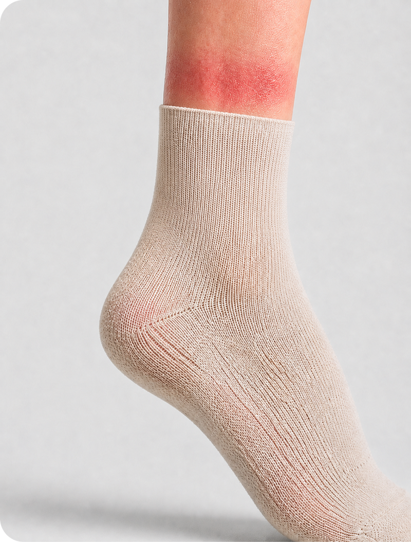Tight elastic cuff